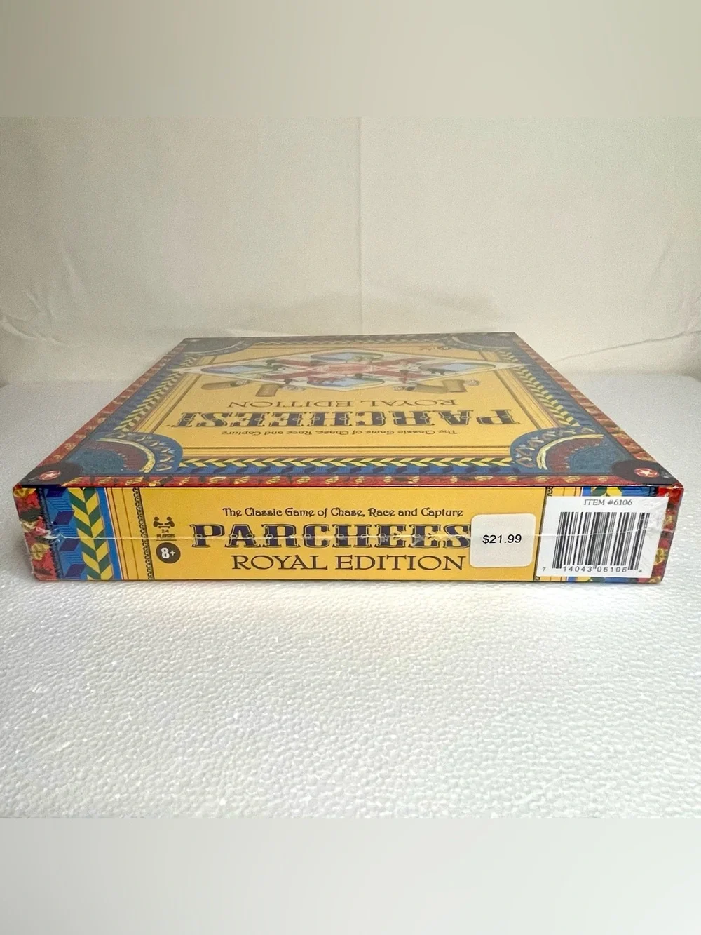 Parcheesi Royal Edition Board Game Vintage Classic Chase Race Capture 8+ Sealed